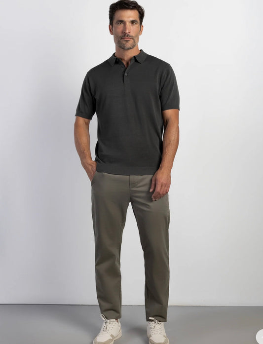 BOSTON PANTALÓN CHINO SLIM FIT EUCALIPTO