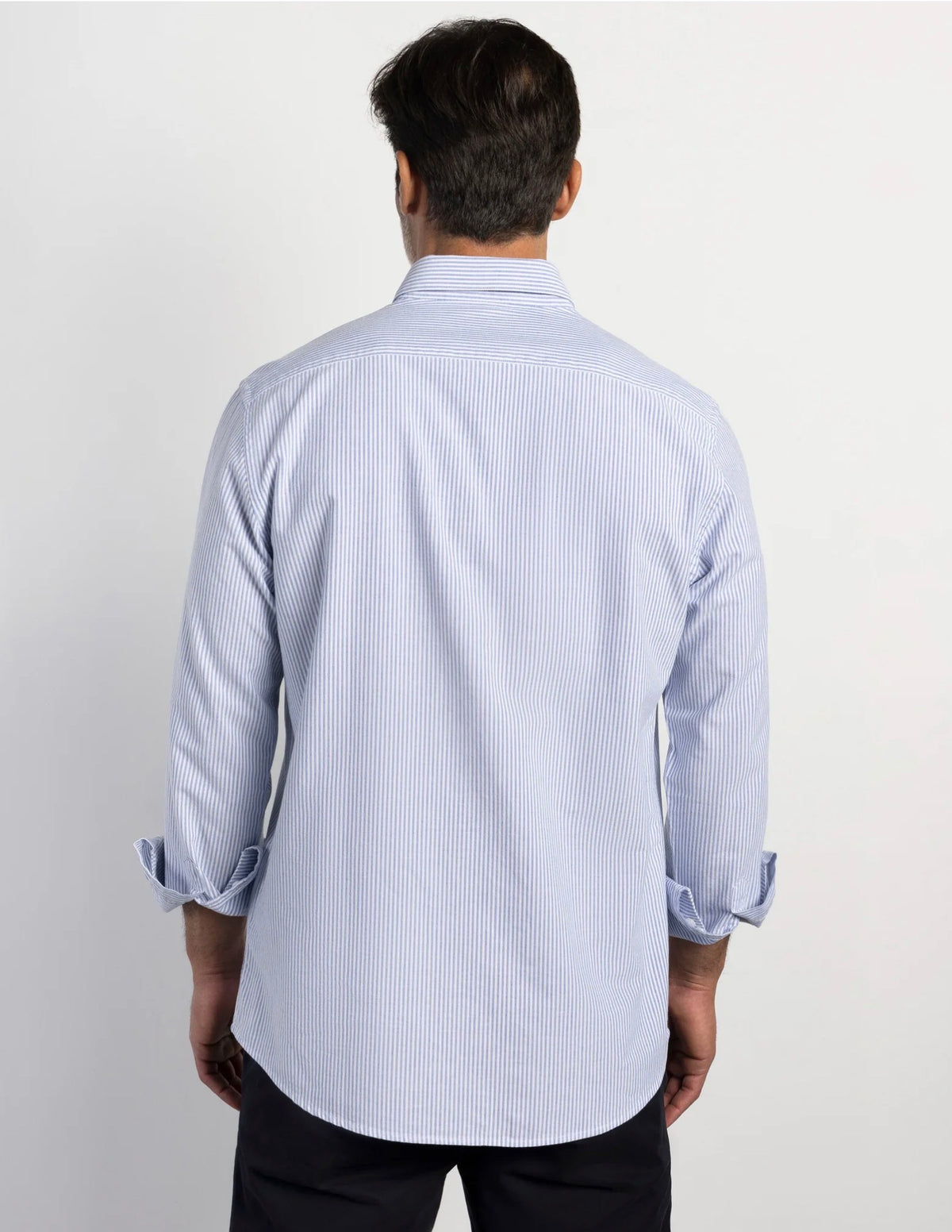BOSTON CAMISA OXFORD REGULAR FIT RAYAS TINTA