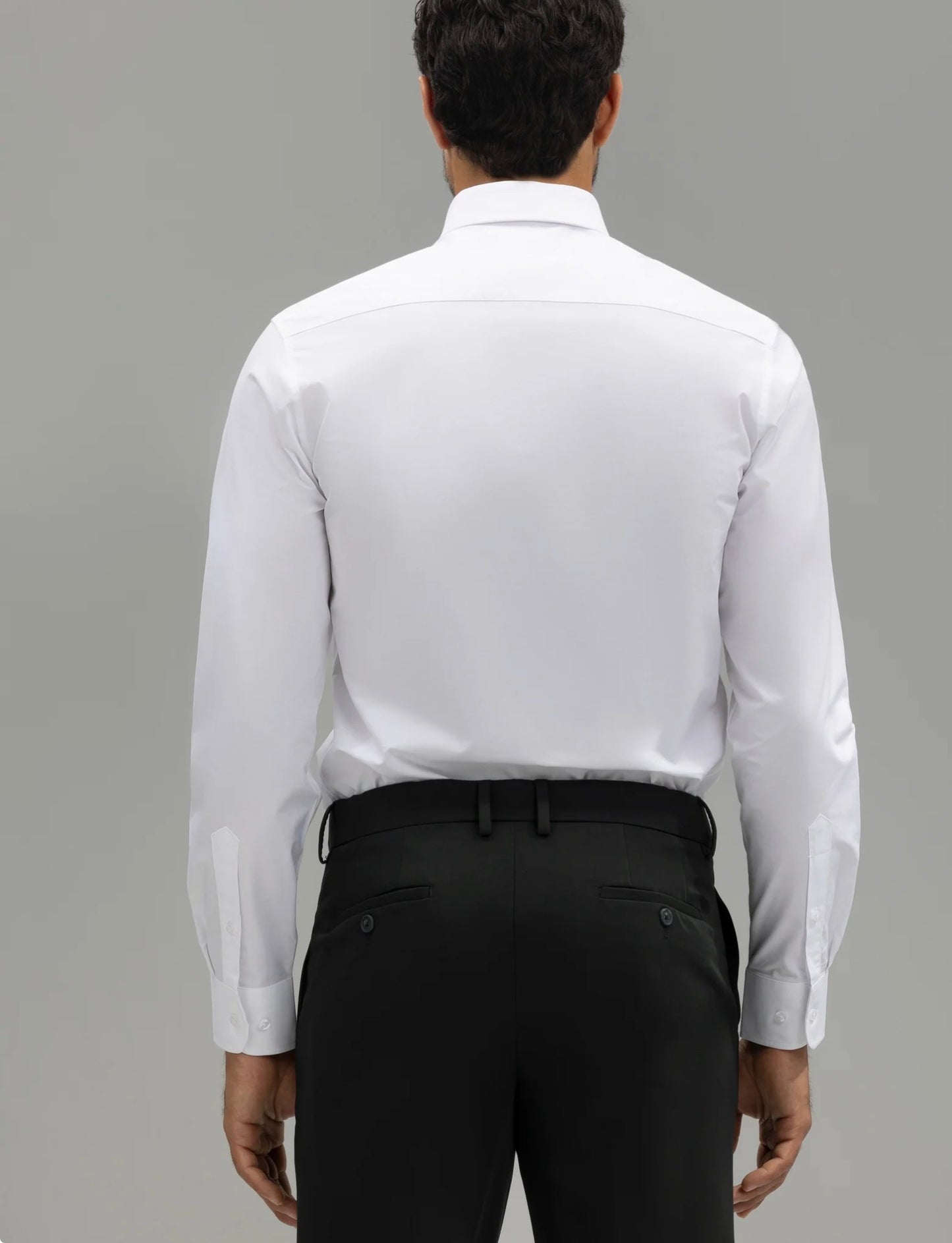 BOSTON CAMISA VESTIR SLIM FIT ESTRUCTURA BLANCA