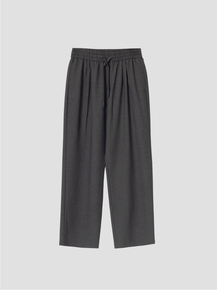 PUROEGO PANTALÓN WIDE FIT CORDÓN VERDE