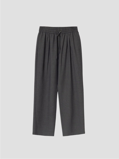 PUROEGO PANTALÓN WIDE FIT CORDÓN VERDE