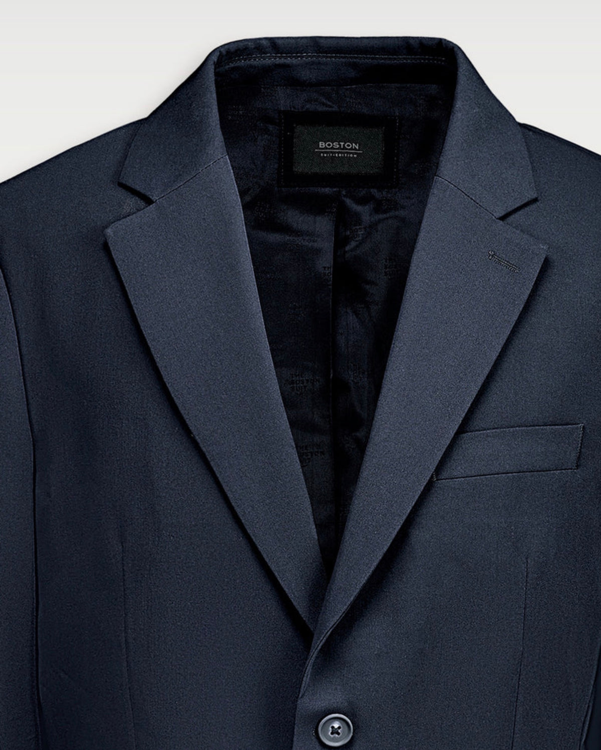 BOSTON AMERICANA TRAJE SLIM FIT LISO MARINO