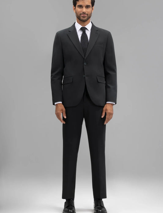 BOSTON PANTALÓN TRAJE SLIM FIT LISO VERDE