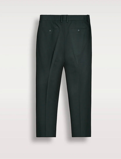 BOSTON PANTALÓN TRAJE SLIM FIT LISO VERDE