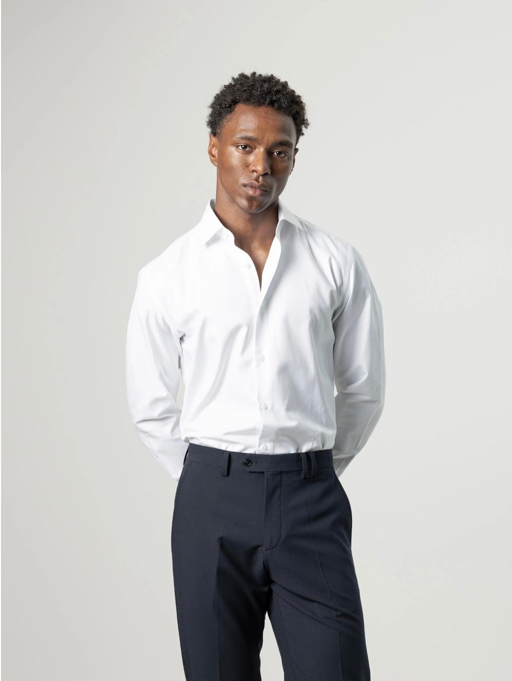 PUROEGO CAMISA TWILL VESTIR BLANCA