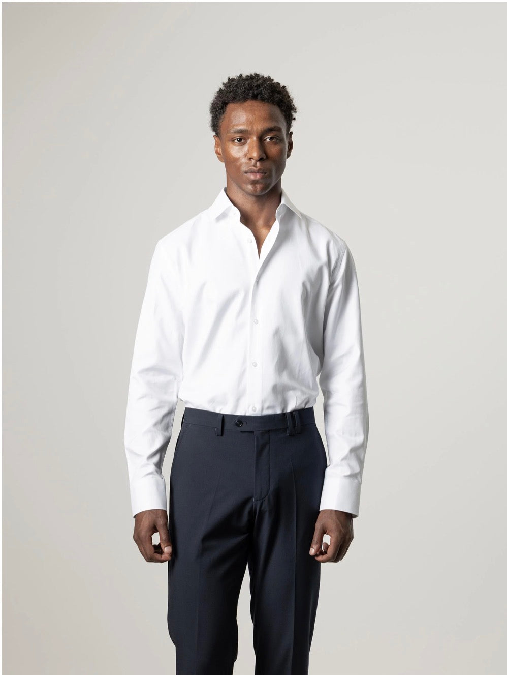 PUROEGO CAMISA TWILL VESTIR BLANCA