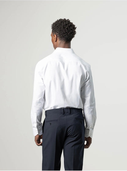 PUROEGO CAMISA TWILL VESTIR BLANCA