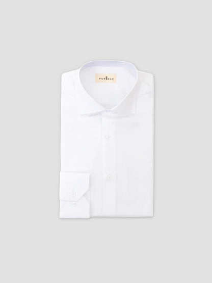 PUROEGO CAMISA TWILL VESTIR BLANCA