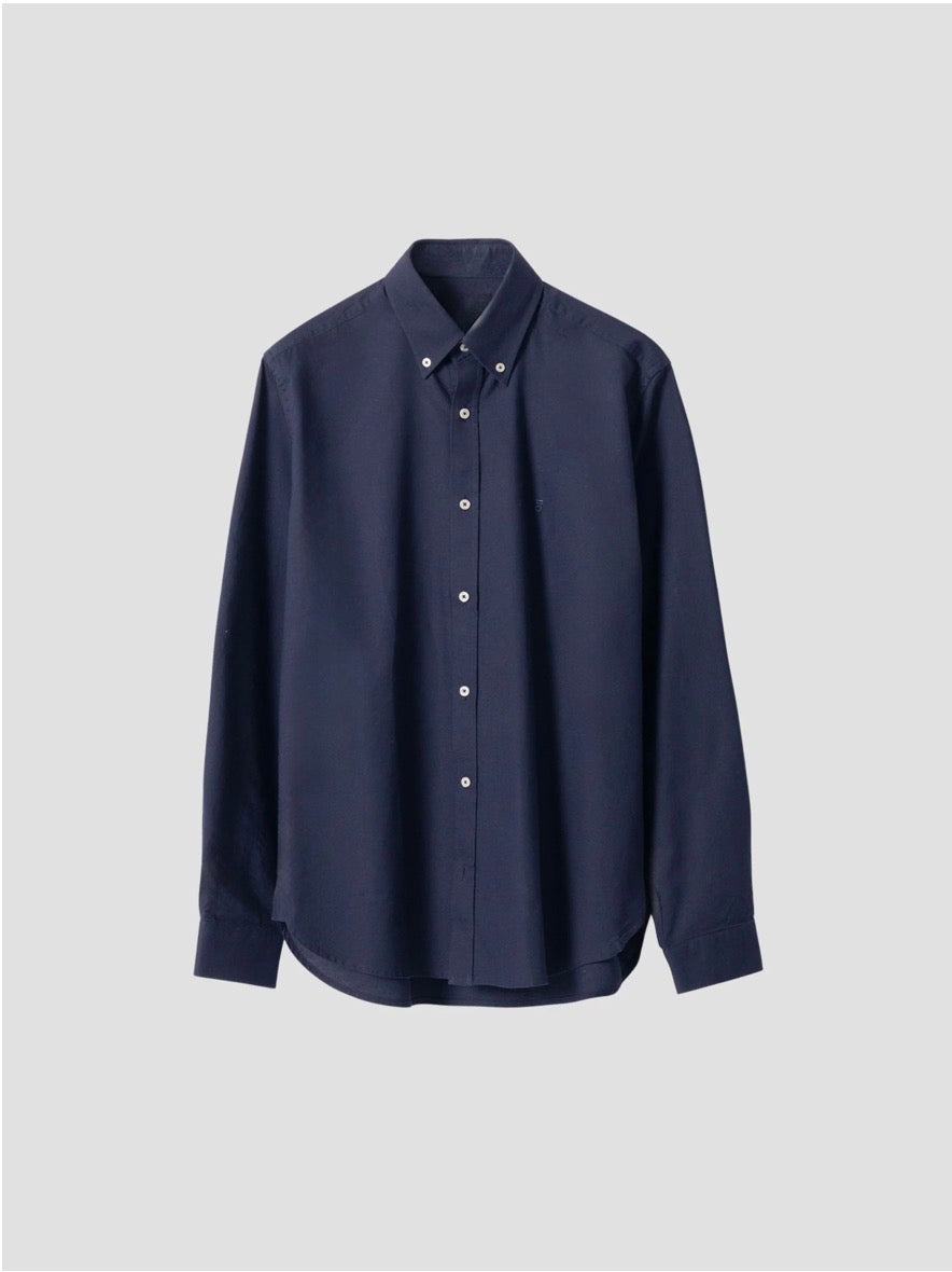 PUROEGO CAMISA OXFORD ALGODÓN MARINO