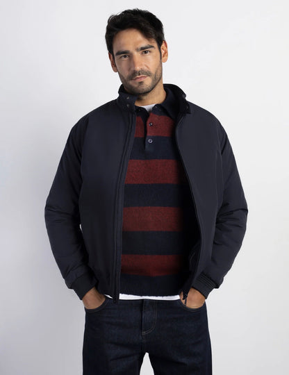 BOSTON CAZADORA CASUAL LIGERA MARINO