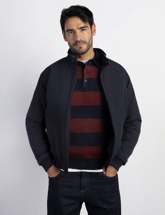 BOSTON CAZADORA CASUAL LIGERA MARINO