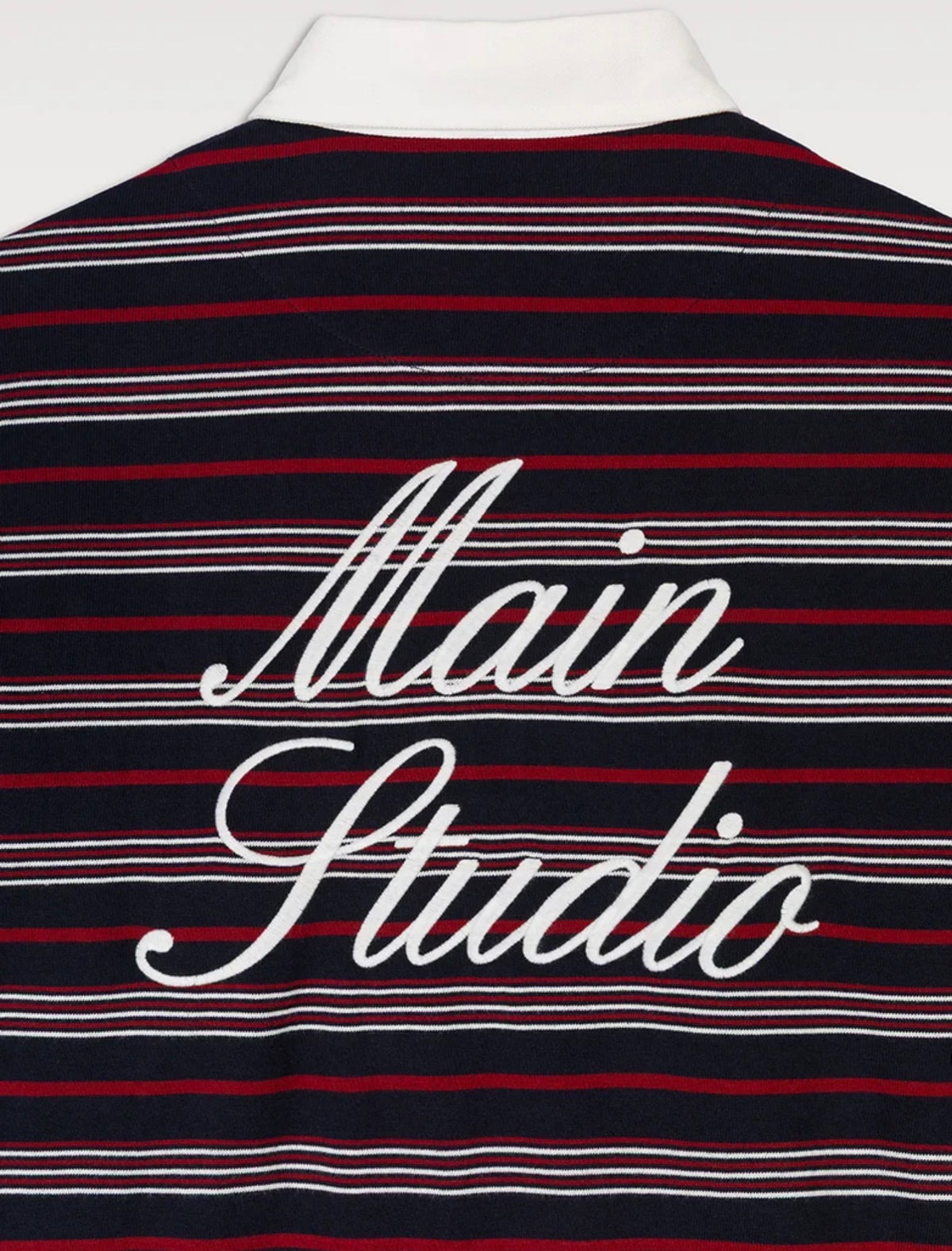 BOSTON POLO RELAXED FIT RAYAS BORDADO
