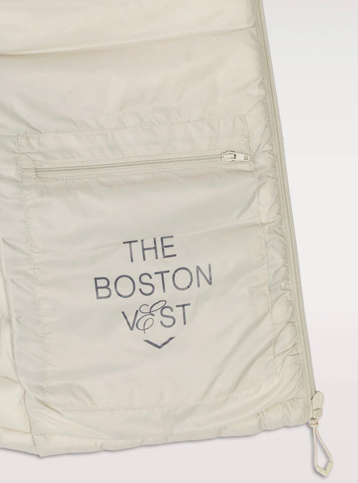 BOSTON CHALECO ACOLCHADO LIGERO CRUDO