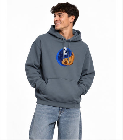 TYS SUDADERA CAPUCHA YING YANG COOKIE