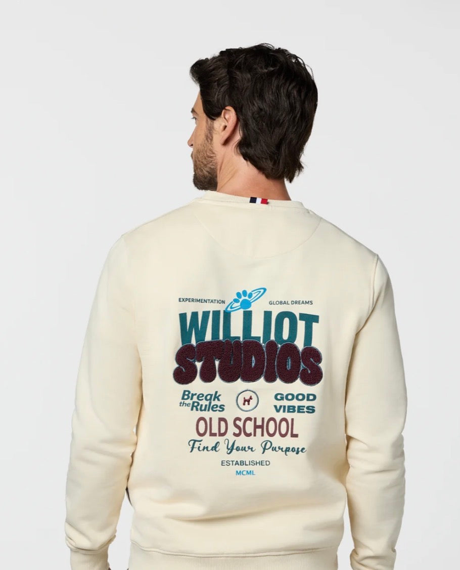 WILLIOT SUDADERA STUDIOS BEIGE