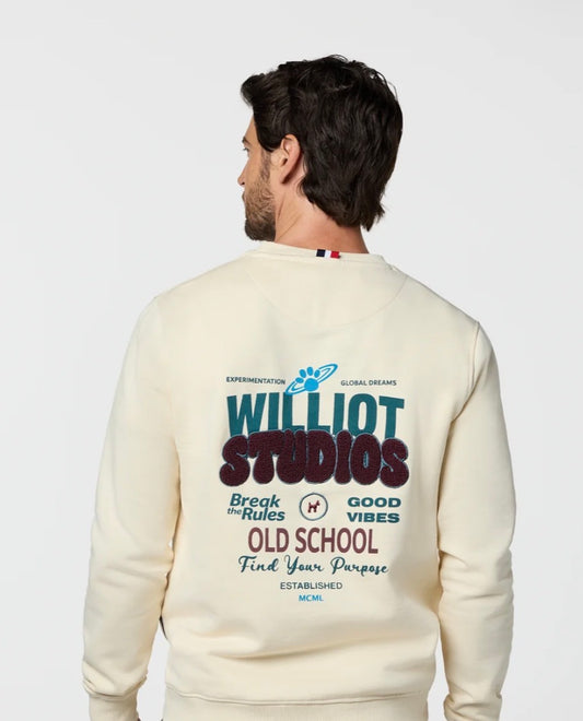 WILLIOT SUDADERA STUDIOS BEIGE