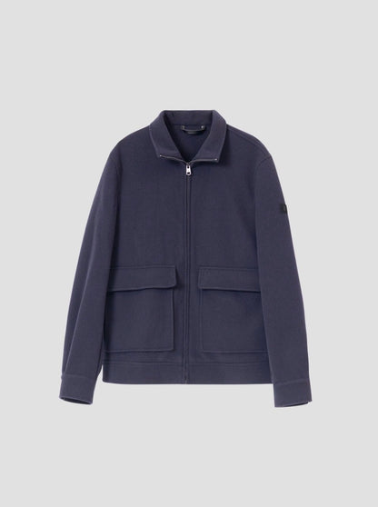 PUROEGO CAZADORA HARRINGTON BOLSILLOS MARINO