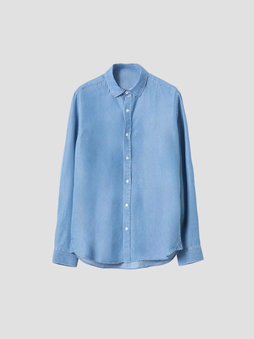 PUROEGO CAMISA DENIM LYOCELL AZUL CLARO