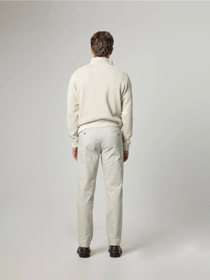 PUROEGO PANTALÓN CHINO FLEX FIT PIEDRA