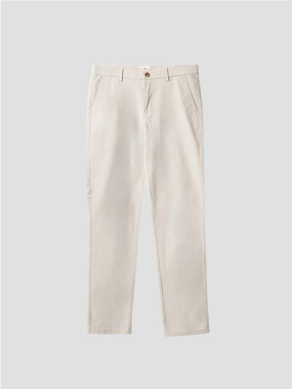 PUROEGO PANTALÓN CHINO FLEX FIT PIEDRA