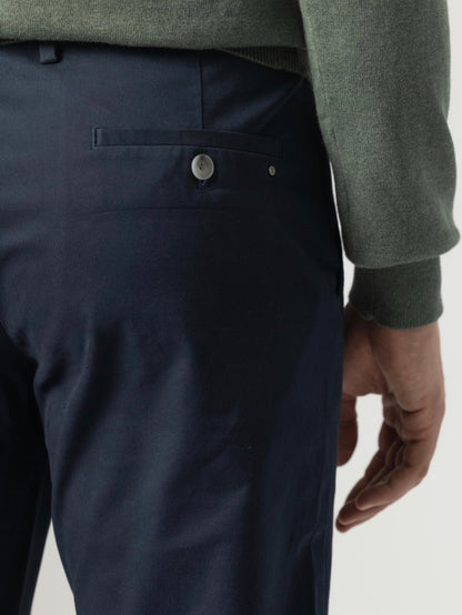 PUROEGO PANTALÓN CHINO FLEX FIT MARINO