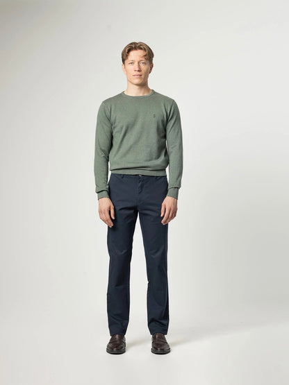 PUROEGO PANTALÓN CHINO FLEX FIT MARINO