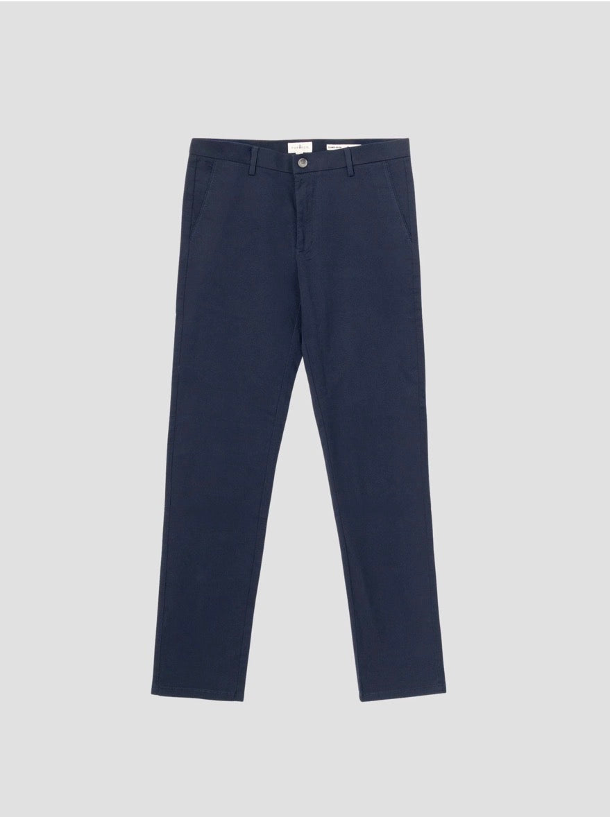 PUROEGO PANTALÓN CHINO FLEX FIT MARINO