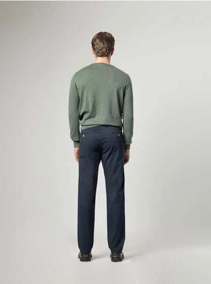 PUROEGO PANTALÓN CHINO FLEX FIT MARINO