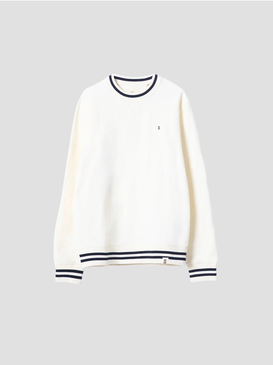 PUROEGO SUDADERA CUELLO REDONDO CRUDO