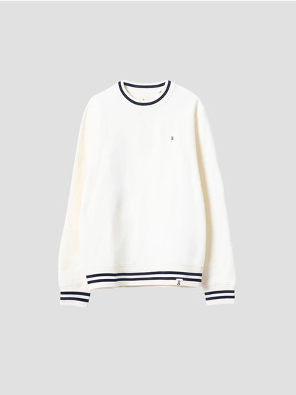 PUROEGO SUDADERA CUELLO REDONDO CRUDO