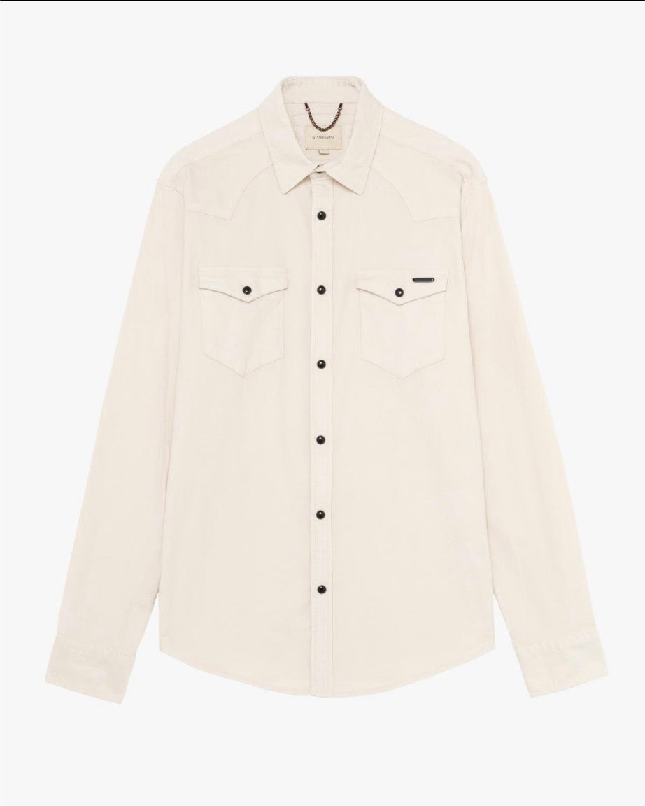 GIANNI LUPO SOBRECAMISA MICROPANA CRUDO