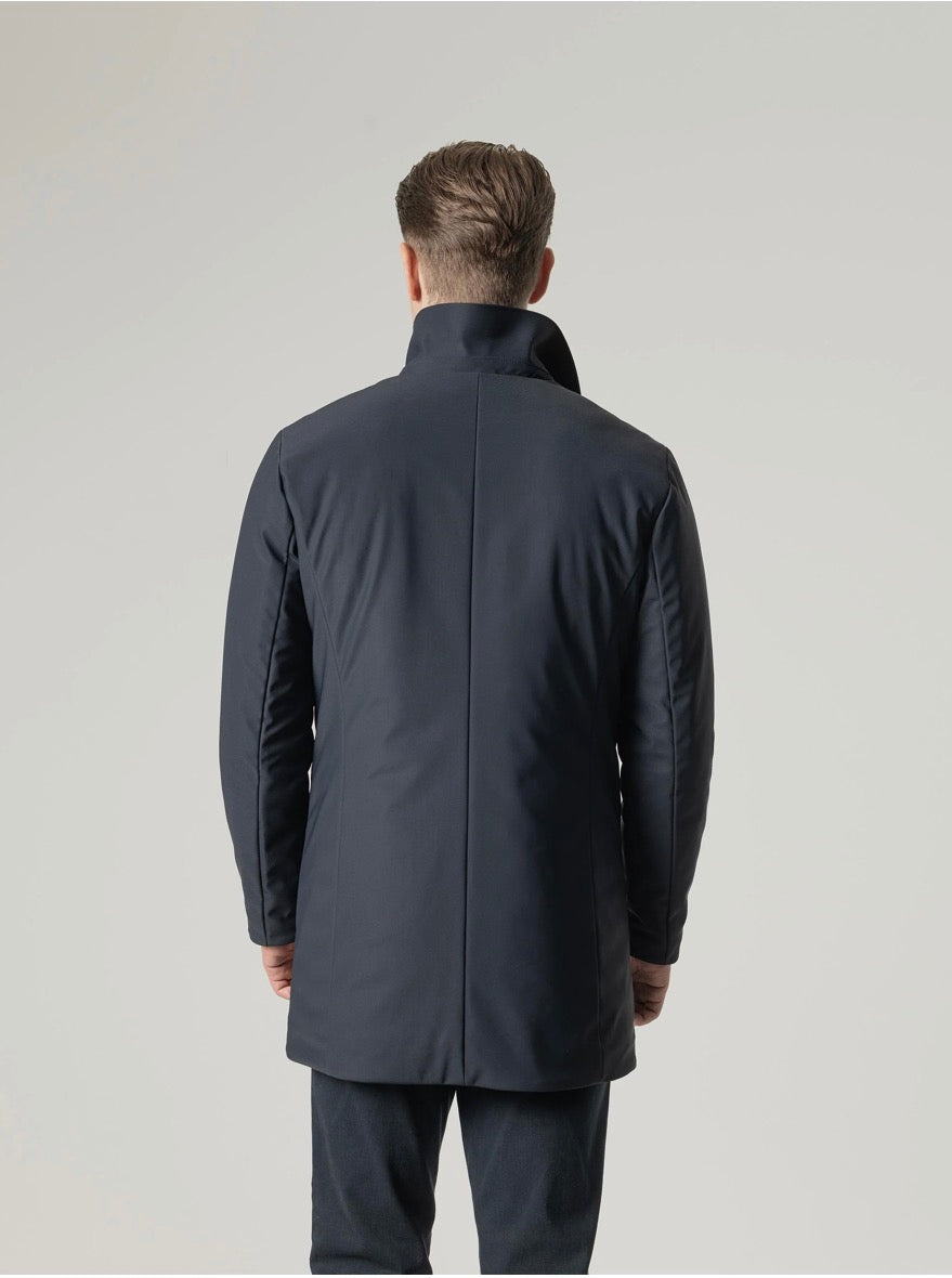 PUROEGO GABARDINA ACOLCHADA CUELLO DESMONTABLE MARINO