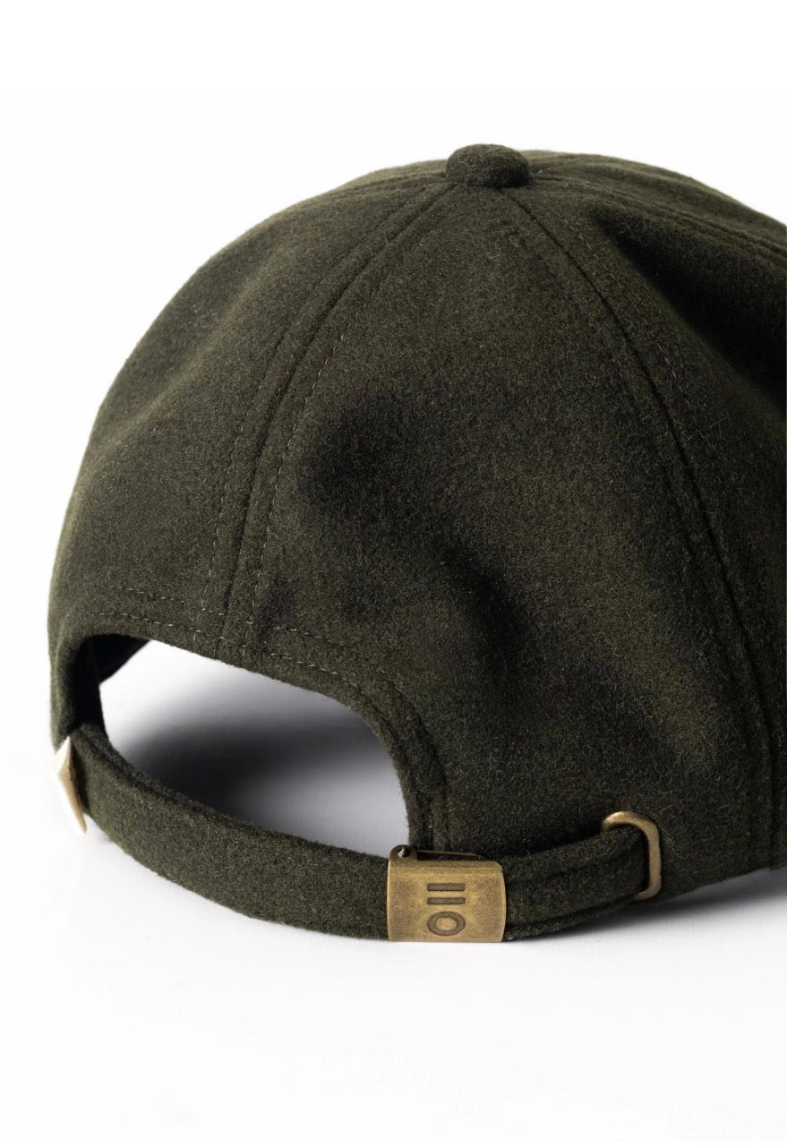PUROEGO GORRA LANA VERDE OSCURO