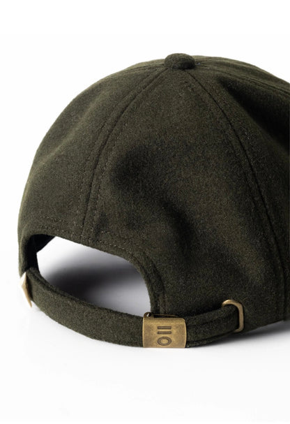 PUROEGO GORRA LANA VERDE OSCURO