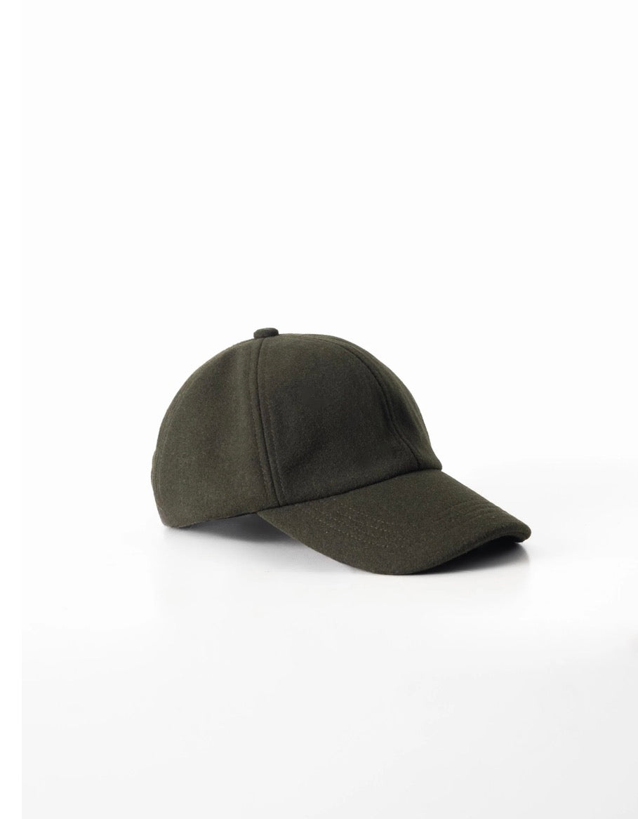 PUROEGO GORRA LANA VERDE OSCURO