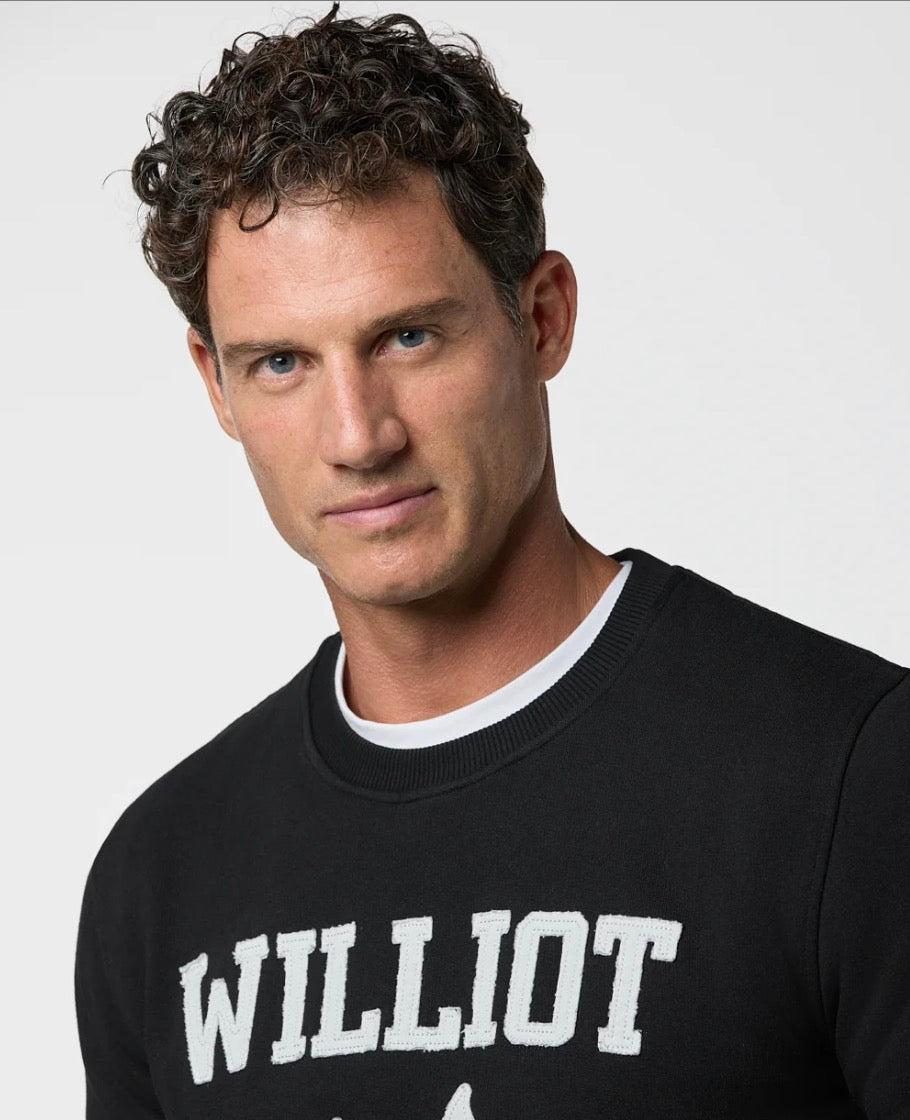 WILLIOT SUDADERA PARCHE NEGRO