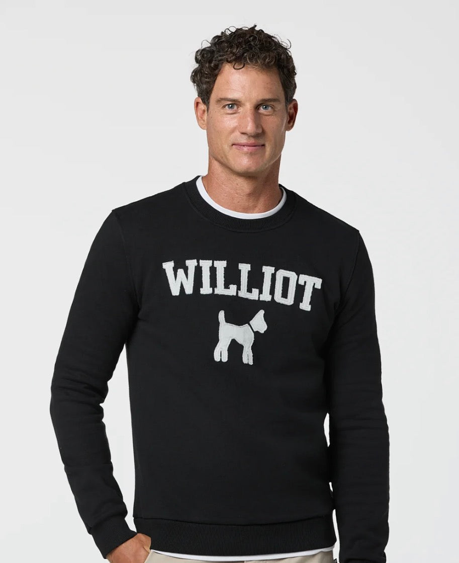 WILLIOT SUDADERA PARCHE NEGRO