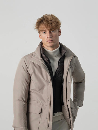 PUROEGO CHAQUETA TÉCNICA CUELLO DESMONTABLE ARENA
