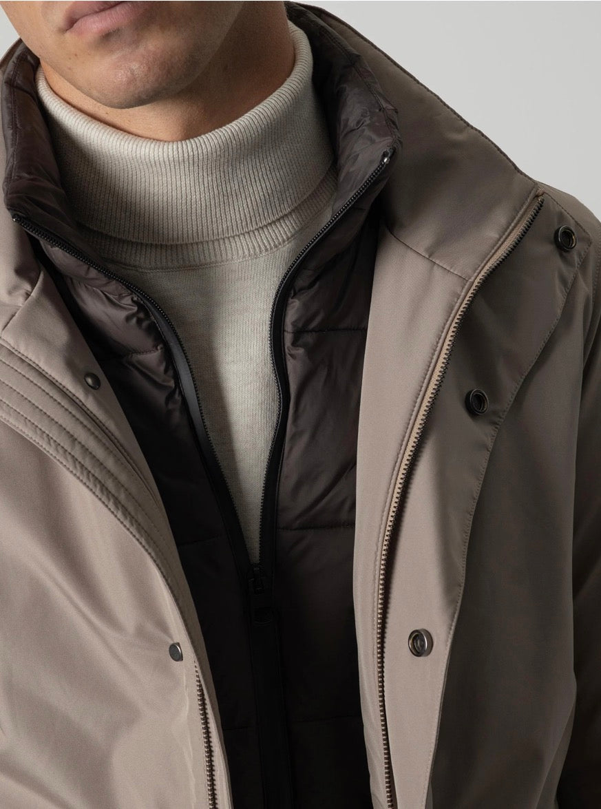 PUROEGO CHAQUETA TÉCNICA CUELLO DESMONTABLE ARENA
