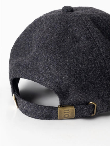 PUROEGO GORRA LANA GRIS OSCURO