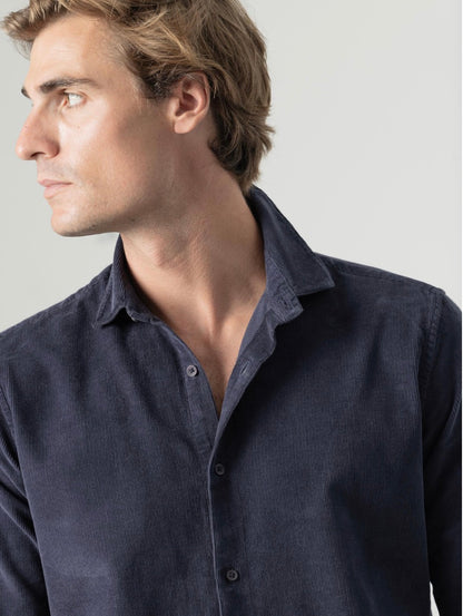 PUROEGO CAMISA MICROPANA MARINO