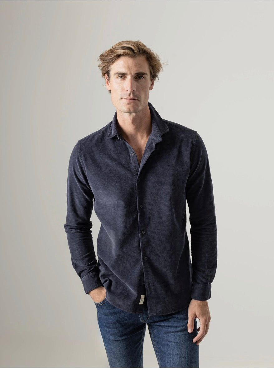 PUROEGO CAMISA MICROPANA MARINO