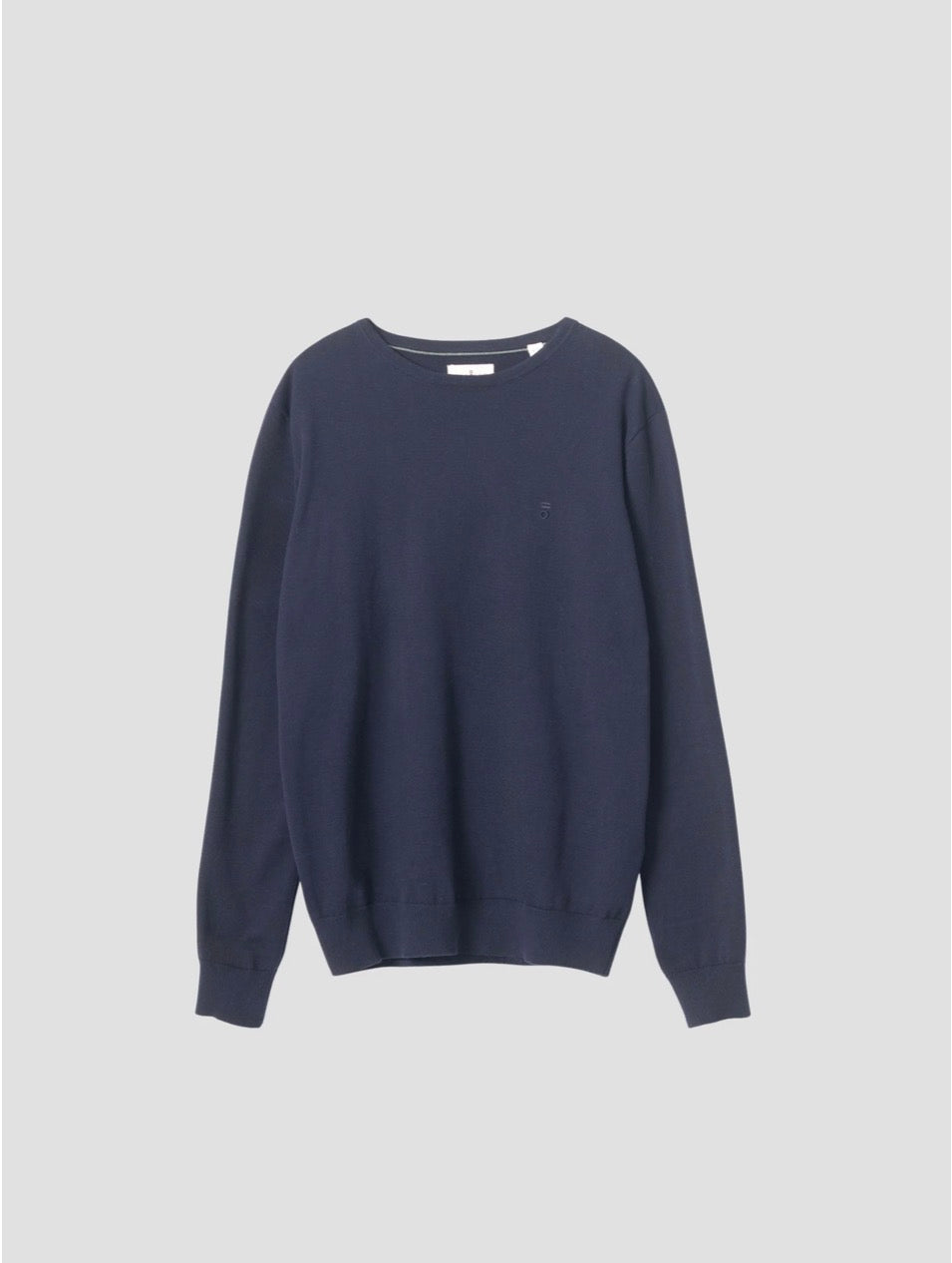 PUROEGO JERSEY CUELLO REDONDO MARINO