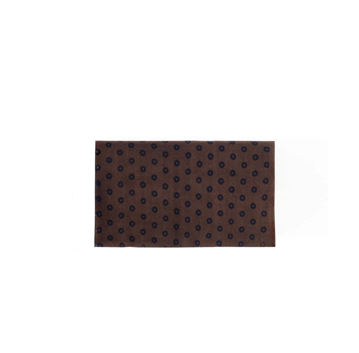 PUROEGO FOULARD LANA TOPOS CHOCOLATE